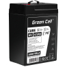 Green Cell CUBE AGM IP54 Batterie 6V 4.5Ah VRLA pour Jouets d'alarme UPS SAI Éclairage de secours