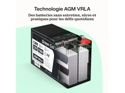 Green Cell CUBE AGM IP54 Batterie 6V 4.5Ah VRLA pour Jouets d'alarme UPS SAI Éclairage de secours