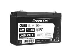 Green Cell ® Gel Batterie AGM VRLA 6V 10Ah