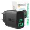 Greencell PowerSource Duo30 Chargeur USB/USB-C Noire Charge rapide 30W Power Delivery
