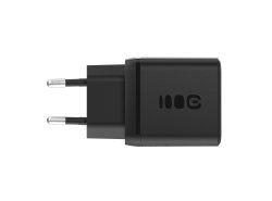 Greencell PowerSource Duo30 Chargeur USB/USB-C Noire Charge rapide 30W Power Delivery