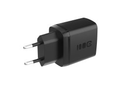 Greencell PowerSource Duo30 Chargeur USB/USB-C Noire Charge rapide 30W Power Delivery