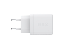 Greencell PowerSource Duo30 Chargeur USB/USB-C Blanc Charge rapide 30W Power Delivery