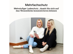 Greencell PowerSource Duo30 Chargeur USB/USB-C Blanc Charge rapide 30W Power Delivery