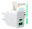 Greencell PowerSource Duo30 Chargeur USB/USB-C Blanc Charge rapide 30W Power Delivery
