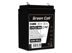 AGM Batería Gel Plomb 12V 2.8Ah Sans entretien Green Cell pour la gravité et l'alarme