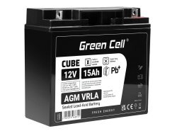 Green Cell ® Batterie AGM 12V 18Ah