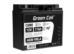 Green Cell ® Batterie AGM 12V 18Ah