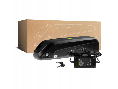 Green Cell Batterie Vélo Electrique 36V 14.5Ah 522Wh Down Tube Ebike EC5 pour Ancheer, Samebike, Fafrees avec Chargeur