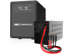 Green Cell Onduleur UPS 2000VA 1200W Alimentation d'énergie Non interruptible avec écran LCD