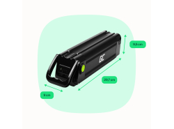 Batterie GC Silverfish pour vélo électrique Ebike avec chargeur 24V 11.6Ah 280Wh XLR e.a. Prophete. Production polonaise.