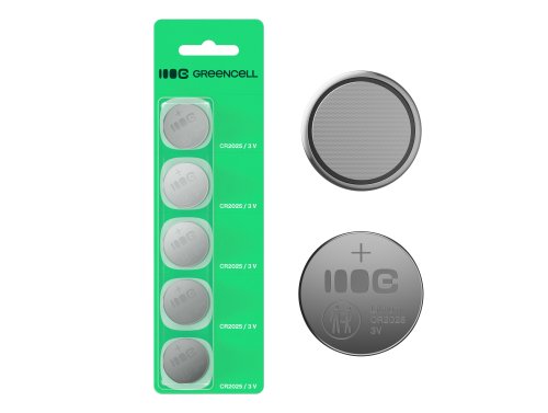5x batterie Lithium CR2025 CR 2025 3V 160mAh Greencell pastille bouton Blister