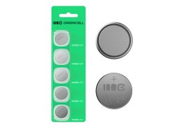 5x batterie lithium CR1620 CR 1620 3V 70mAh Greencell batterie bouton Blister