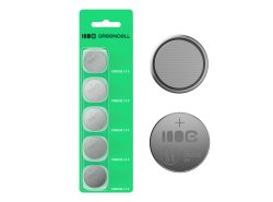 Greencell Blister 5x batterie litium CR2032 3V 220mAh guzikowa à clé, montre, télécommande, balance