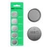Greencell Blister 5x batterie litium CR2032 3V 220mAh guzikowa à clé, montre, télécommande, balance