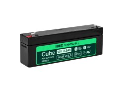Akumulator Greencell AGM VRLA 12V 2.3Ah sans entretien pour caisse enregistreuse, jouets, caméras (178x36x66mm)