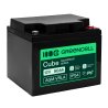 Greencell AGM VRLA 12V 50Ah batterie sans entretien pour alimentations UPS, balances, camping (197x166x170mm)