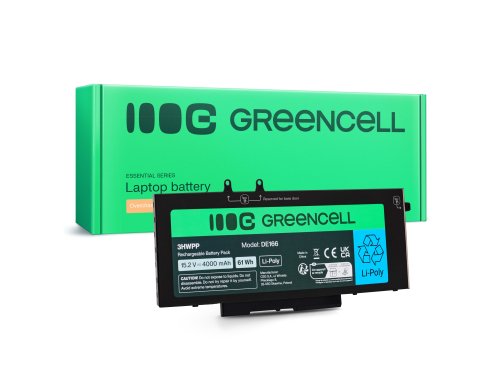 Batterie Greencell pour Dell 3HWPP Dell Latitude 5400, 5401, 5410, 5411, 5500, 5501, 5510, 5511, 7591