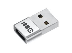 Adaptateur Plug&Play Greencell 2.4A USB-A vers USB-C 480 Mbps 12W aluminium