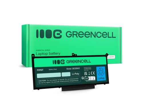 Green Cell Batterie F3YGT pour Dell Latitude 7280 7290 7380 7390 7480 7490
