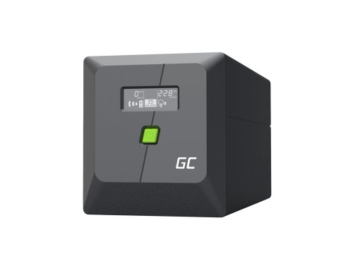 Alimentation de secours UPS Greencell 1000VA 600W PowerProof avec écran LCD