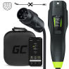 Green Cell GC Habu EV Portable Wallbox 11kW 7m Type 2 to CEE 16A pour la Recharge des Véhicules 2in1 EV Chargeur avec GC App