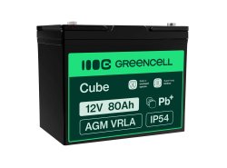 Batterie Green Cell® AGM 12V 80Ah VRLA batterie au plomb sans entretien pour yacht voilier camping-car solaire mobil-homes