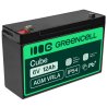 Green Cell® Batterie AGM 6V 12Ah accumulateur au Gel Jouets Installations d'alarme Véhicules pour enfants