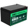 Green Cell® Batterie AGM 12V 14Ah accumulateur au Gel Jouets Installations d'alarme Véhicules pour enfants