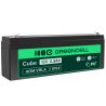 Green Cell® Batterie AGM 12V 2.3Ah accumulateur au Gel Jouets Installations d'alarme Véhicules pour enfants