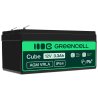 Green Cell® Batterie AGM 12V 3.3Ah accumulateur au Gel Jouets Installations d'alarme Véhicules pour enfants