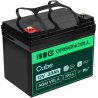 Green Cell® Batterie AGM 12V 33Ah accumulateur au Gel Photovoltaïque Caravane Energie Solaire