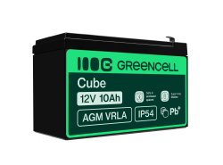 Green Cell® Batterie AGM 12V 10Ah accumulateur au Gel UPS Système Batterie de secours Batterie de résérve