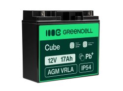 Green Cell ® Batterie AGM 12V 18Ah
