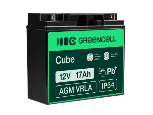 Green Cell ® Batterie AGM 12V 18Ah