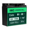Green Cell ® Batterie AGM 12V 18Ah