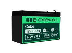 Green Cell® Batterie AGM 12V 8.5Ah accumulateur au Gel Jouets Installations d'alarme Véhicules pour enfants