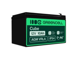 Green Cell® Batterie AGM 12V 10Ah accumulateur au Gel UPS Système Batterie de secours Batterie de résérve