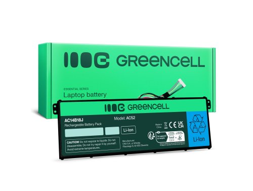Green Cell Batterie AC14B13J AC14B18J pour Acer Aspire 3 A315-23 A315-55G ES1-111M ES1-331 ES1-531 ES1-533 ES1-571