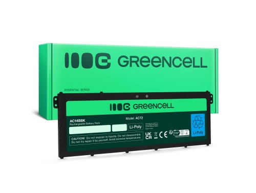 Green Cell Batterie AC14B3K AC14B8K pour Acer Aspire 5 A515 A517 R15 R5-571T Spin 3 SP315-51 SP513-51 Swift 3 SF314-52
