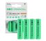 4x Piles AA R6 2600mAh Ni-MH Batteries rechargeables Green Cell