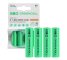 4x Piles AA R6 2000mAh Ni-MH Batteries rechargeables Green Cell
