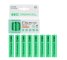 8x Piles AAA R3 950mAh Ni-MH Batteries rechargeables Green Cell