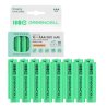 16x Piles AAA R3 950mAh Ni-MH Batteries rechargeables Green Cell