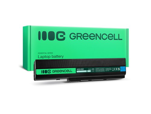 Green Cell Batterie A32-K52 pour Asus K52 K52D K52F K52J K52JB K52JC K52JE K52N X52 X52F X52N X52J A52 A52F
