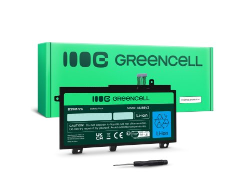 Green Cell Batterie B31N1726 pour Asus TUF Gaming FX504 FX504G FX505 FX505D FX505G A15 FA506 A17 FA706