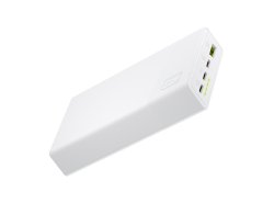 Green Cell PowerPlay20s Blanc Batterie externe 20000mAh 22.5W PD USB C Batterie portable avec charge rapide pour iPhone