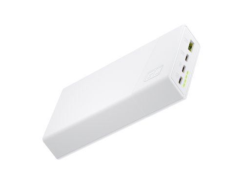 Green Cell PowerPlay20s Blanc Batterie externe 20000mAh 22.5W PD USB C Batterie portable avec charge rapide pour iPhone